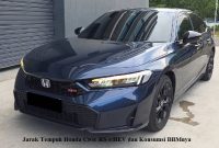 Jarak Tempuh Honda Civic RS e:HEV dan Konsumsi BBMnya